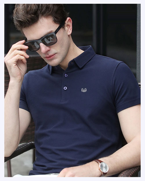 POLO衫與T恤區別之POLO衫款式圖